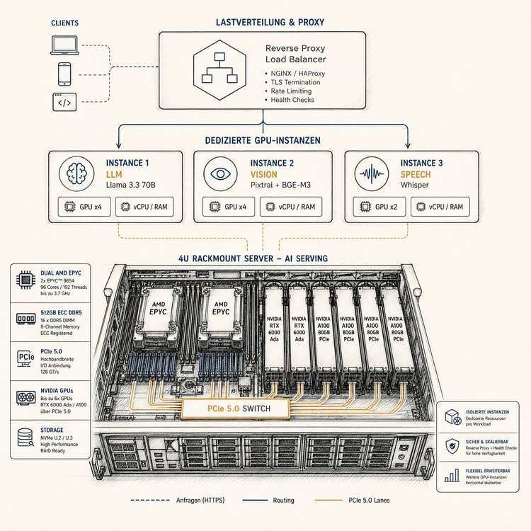 Modell-Hardware-Matrix: technische Übersicht